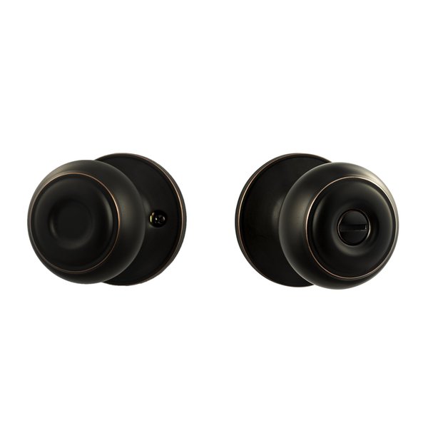 Sure-Loc Hardware Sure-Loc Hardware Juniper Privacy Knob, Vintage Bronze JN102 11P